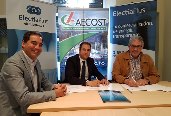 La Asociacin de Empresarios de la Costa Tropical  AECOST- comprometida con el ahorro energtico de sus empresas asociadas.